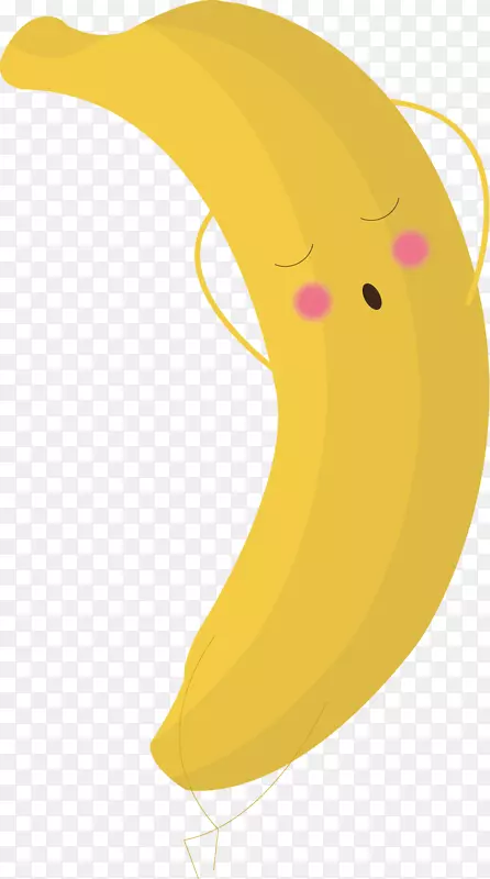 矢量图可爱的香蕉