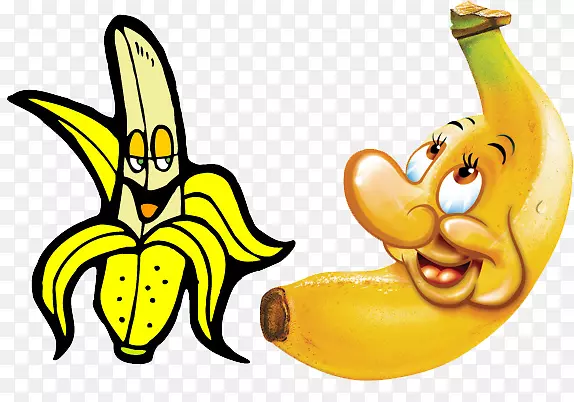 香蕉卡通人