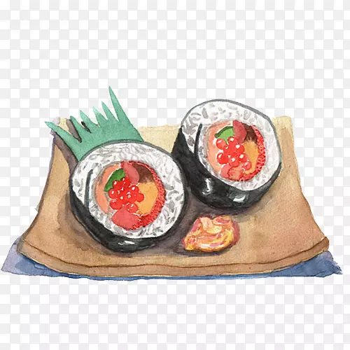 鱼籽寿司素材图片