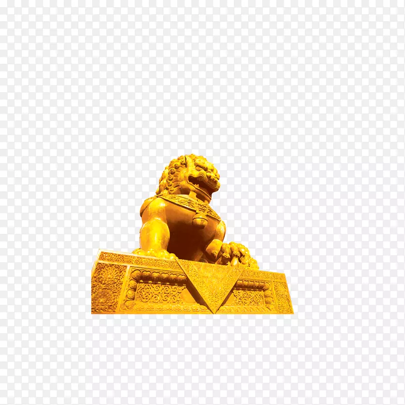 金色石雕狮子PNG图片素材下载_图片编号ygjnbvrq-免抠素材网