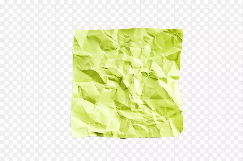 绿色皱纹便条纸