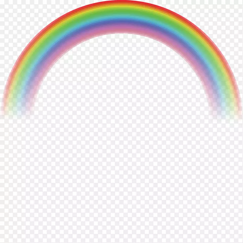 矢量彩虹素材图片