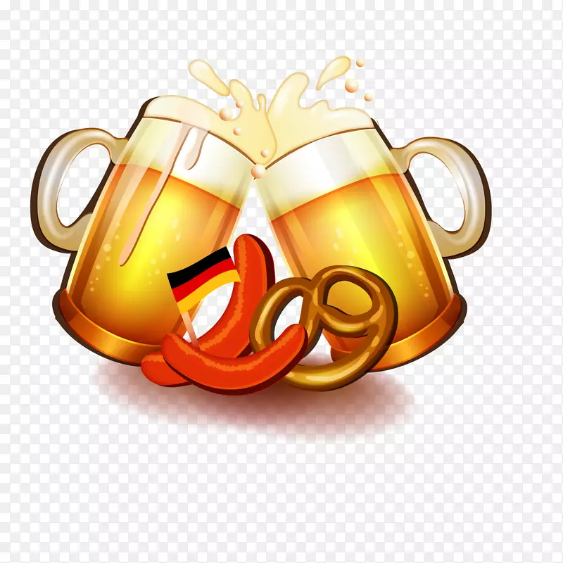 啤酒节碰杯啤酒海报矢量PNG图片素材下载_图片编号ymxgwveq-免抠素材网