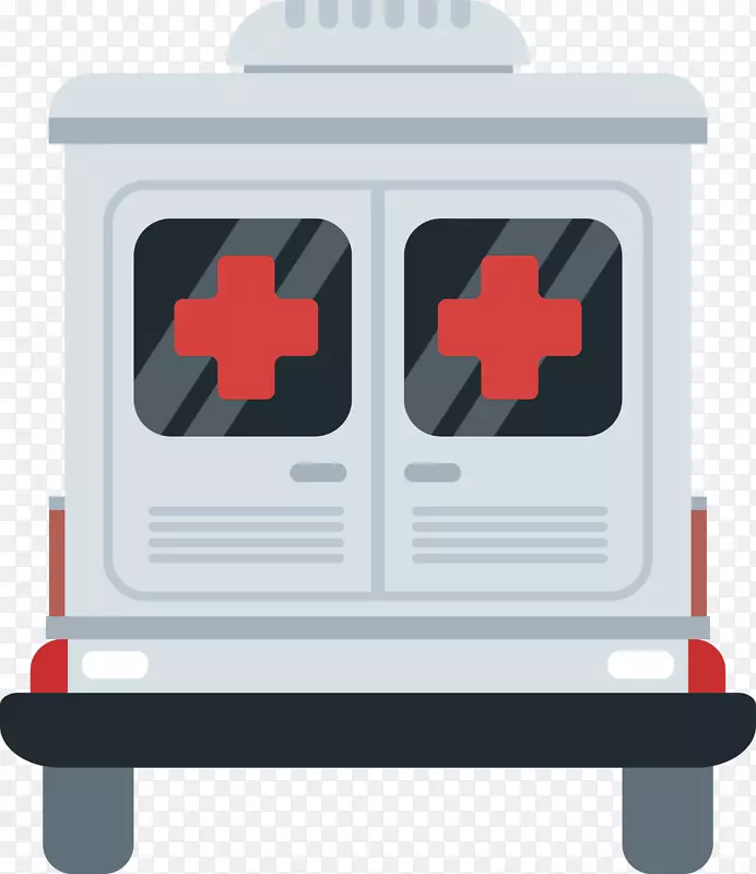 救护车图标卡通救护车