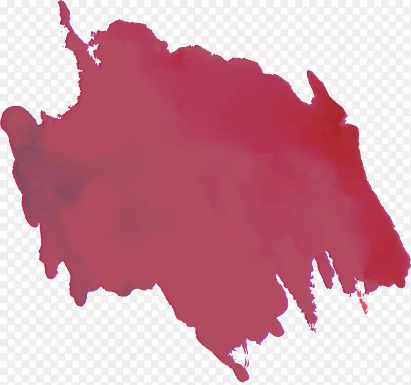 紫红色水彩涂鸦笔刷