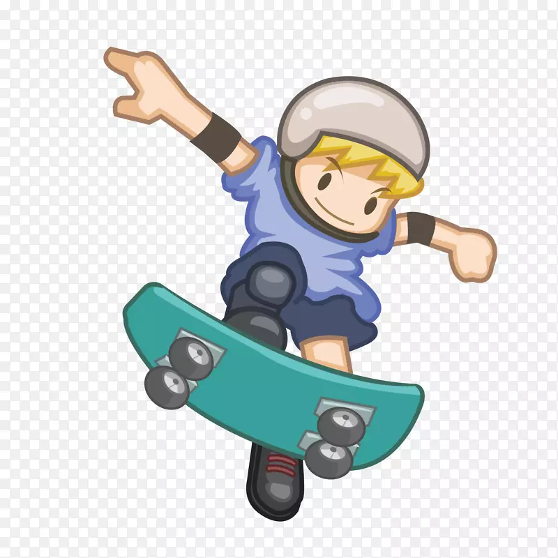 玩滑板车的小孩