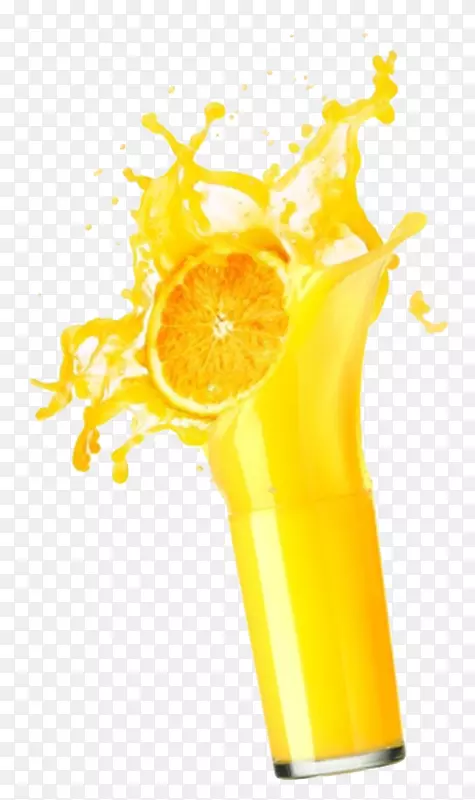 凌乱的橙汁