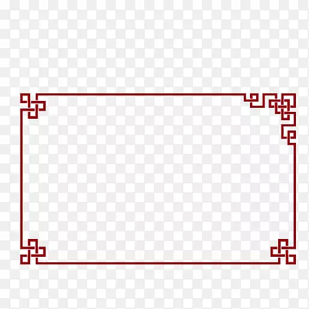 长方形中国元素边框