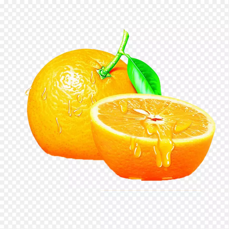流汁的橙子