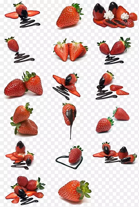 水果补充维生素营养巧克力草莓