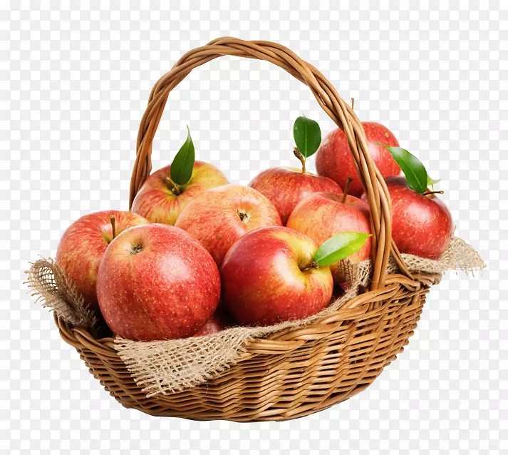 篮子装的苹果