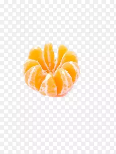 剥好的橙子