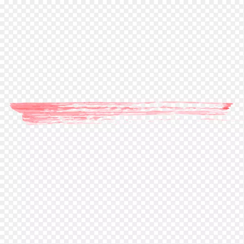 矢量水墨分割线粉色枯笔