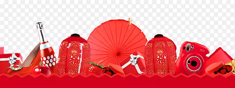 辞旧迎新2019年猪年红色banner