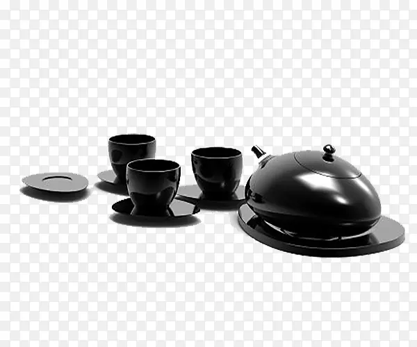 黑色陶瓷茶具