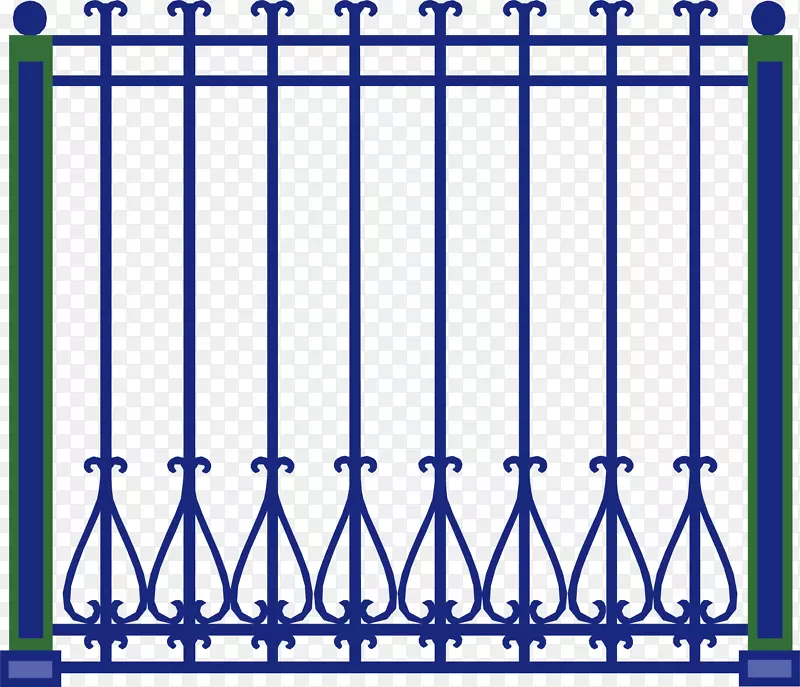 铁栏古风装饰栏杆