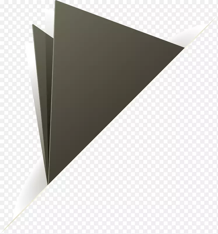 黑色重叠三角形