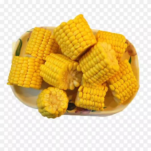 烤黄色玉米