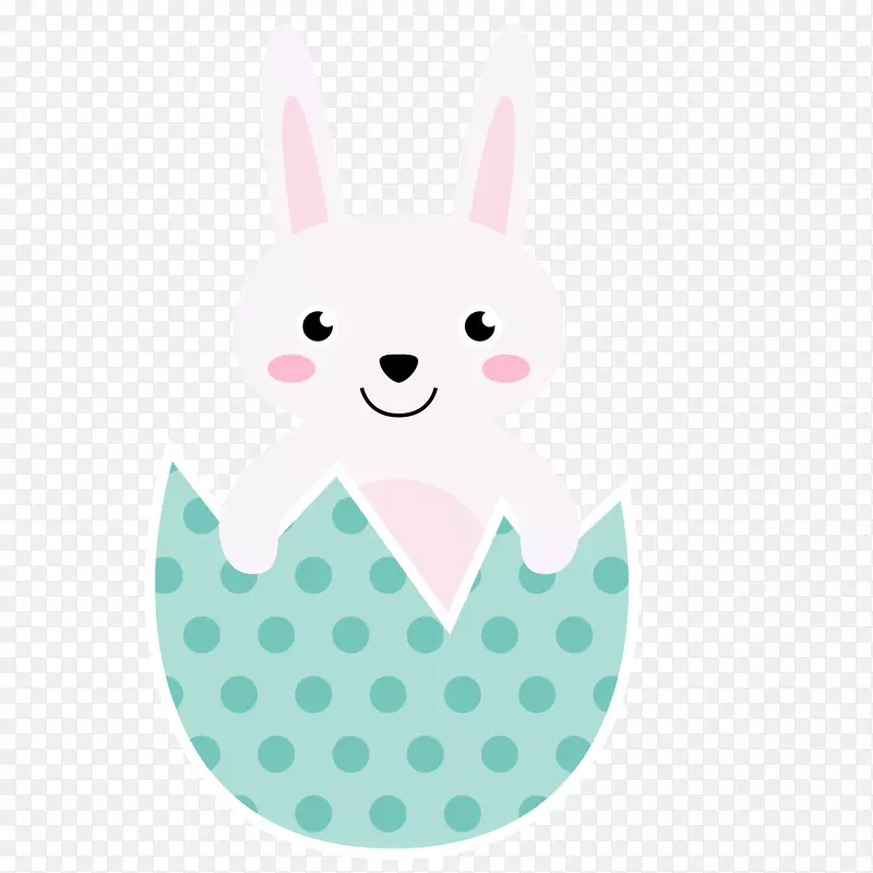 卡通彩蛋里的兔子设计
