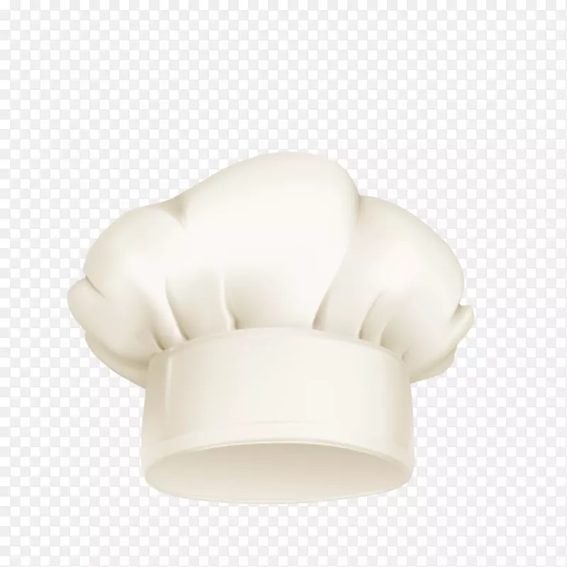 白色厨师帽手绘图