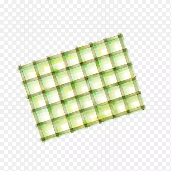 绿色格子桌布