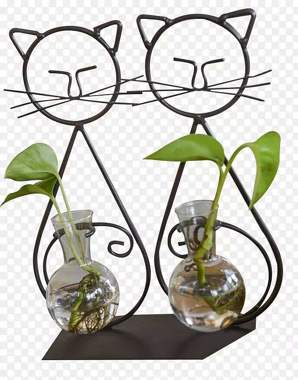 创意简约餐桌摆件绿植玻璃花瓶