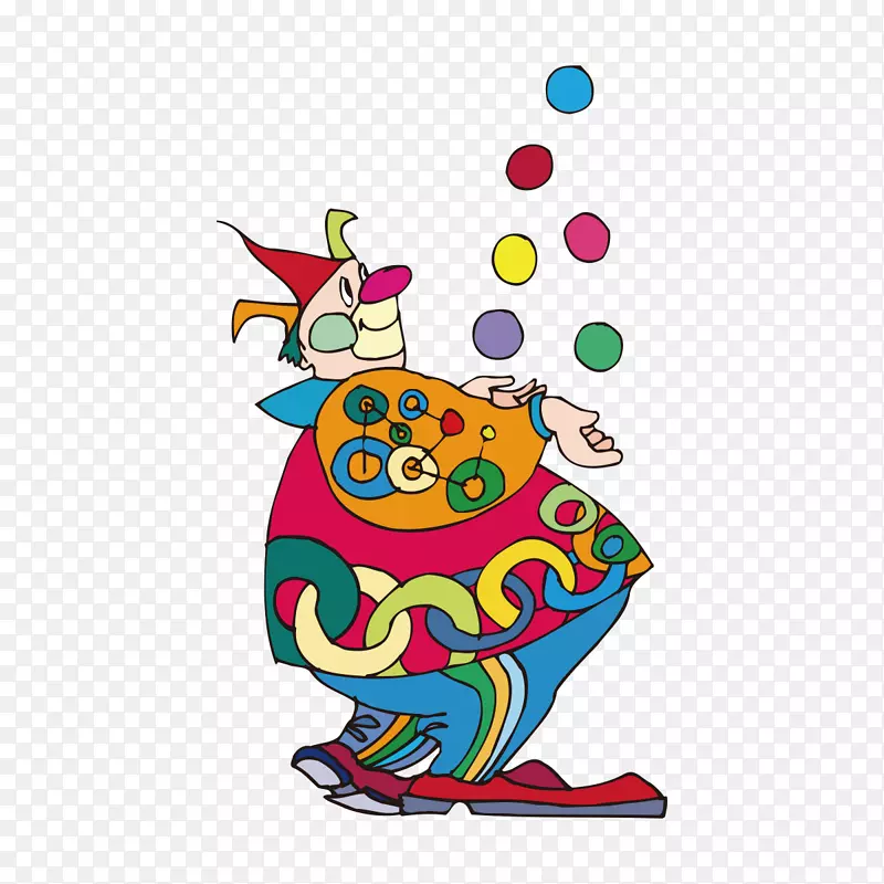 小丑杂技