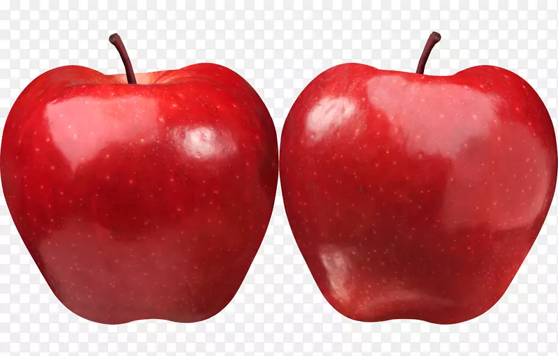 新鲜的红苹果
