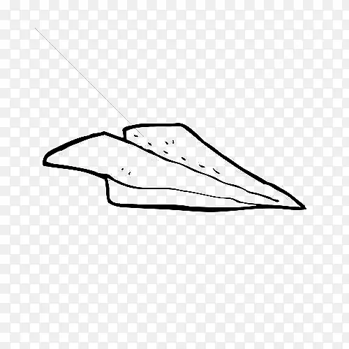 艺术风手绘纸飞机