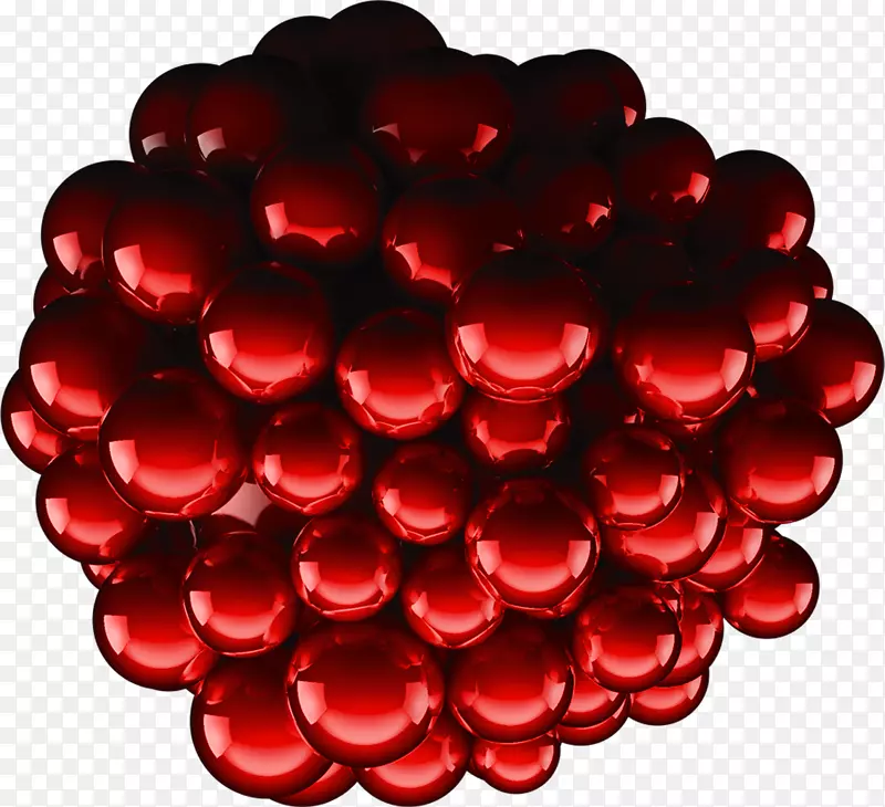 深红色的葡萄形状设计素材
