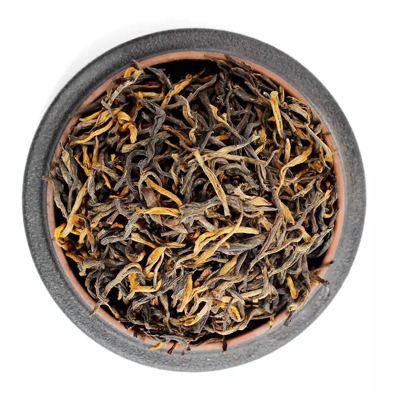 红茶 茶干俯视图 茶干 干茶修饰