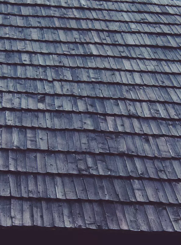 整齐的木质屋顶底纹