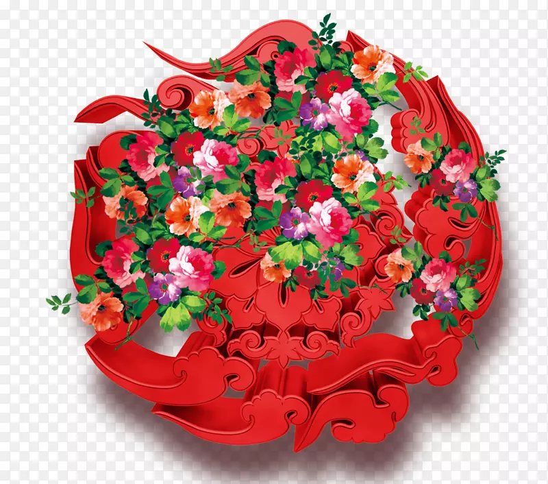 立体祥云背景素材