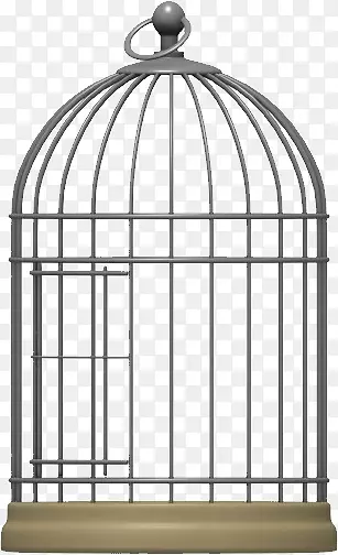 卡通金属鸟笼png