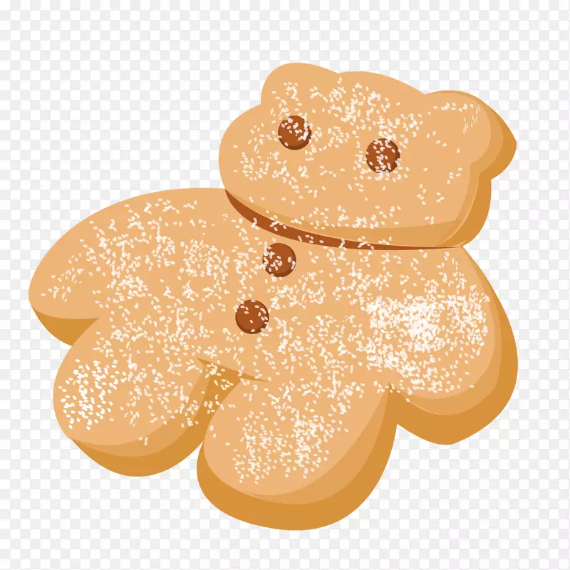 小熊饼干模型
