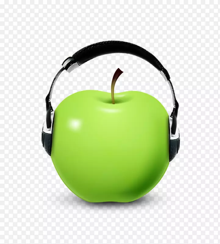 听音乐的苹果