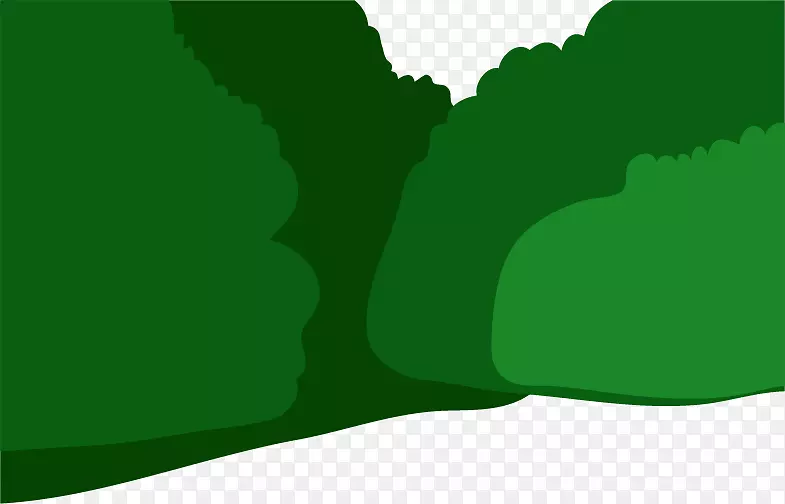 抽象绿色树丛