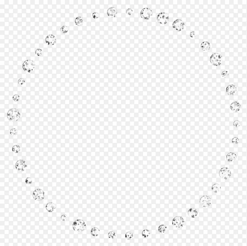白色水晶圆环