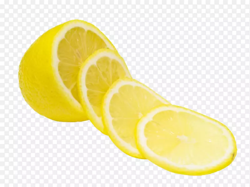 新鲜柠檬切片摄影