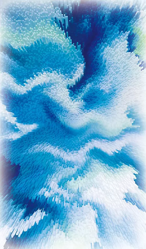 像素化海报背景