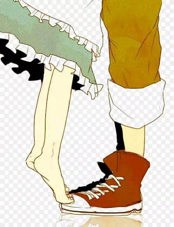 女生脚和男生脚