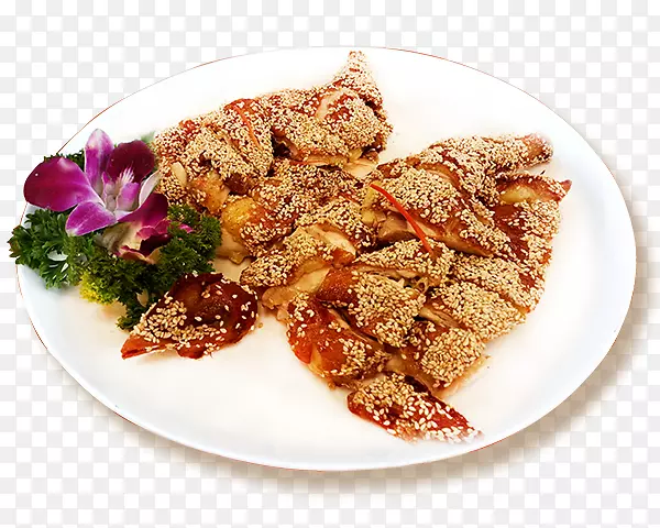 芝麻葱油鸡