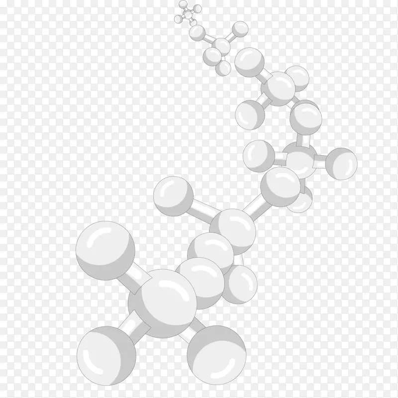 卡通基因化工生物链矢量图