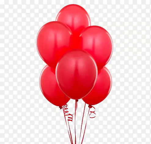 多个红色气球