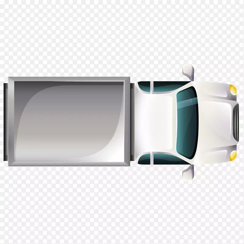 矢量皮卡车