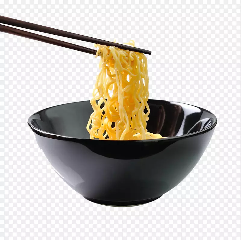 夹住面条