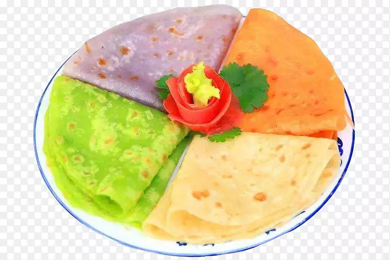 四色春饼皮拼盘