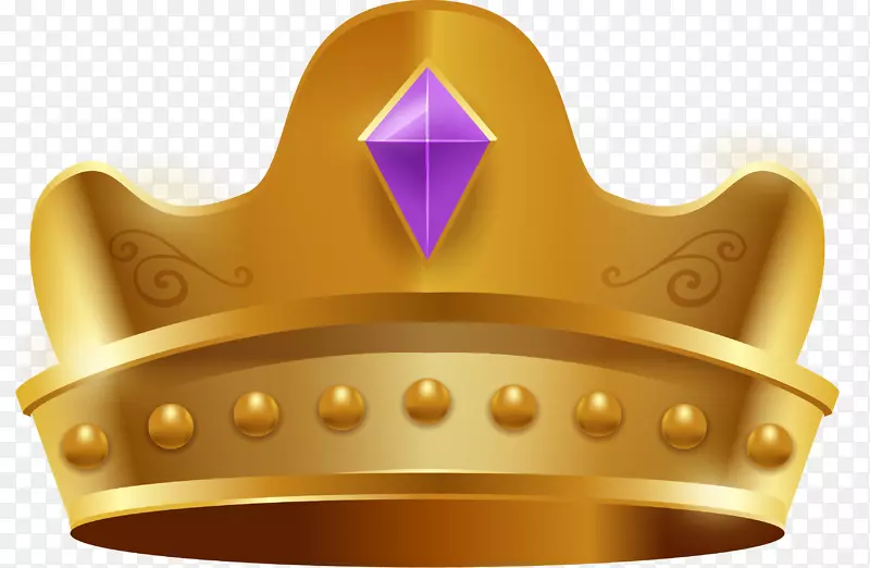 金色亮晶晶的皇冠图