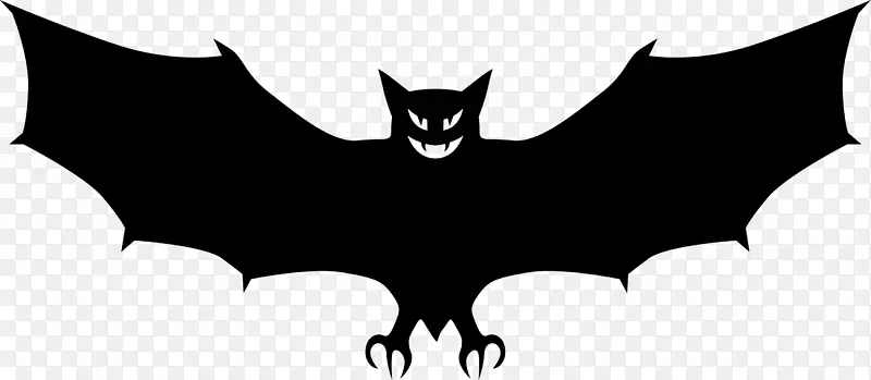 黑色卡通蝙蝠