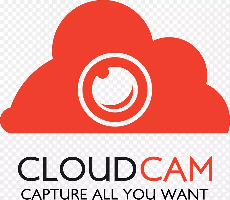 矢量红色云朵logo素材图